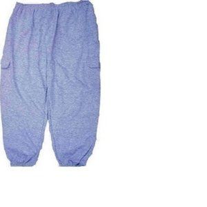 6X BIG & TALL ASH GREY CARGO SWEATPANTS NEW 6XT